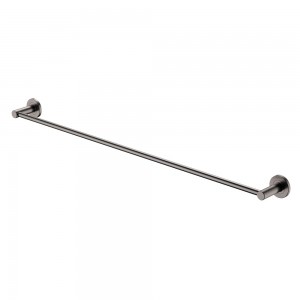 Kaya Single Towel Rail, 900mm, Gun Metal